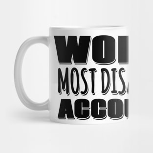 World's Most Disappointing Accountant Mug